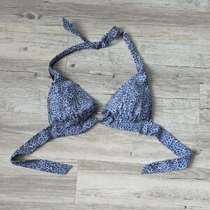 Leopard Print Bikini Top